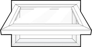 Double Awning 1 lite